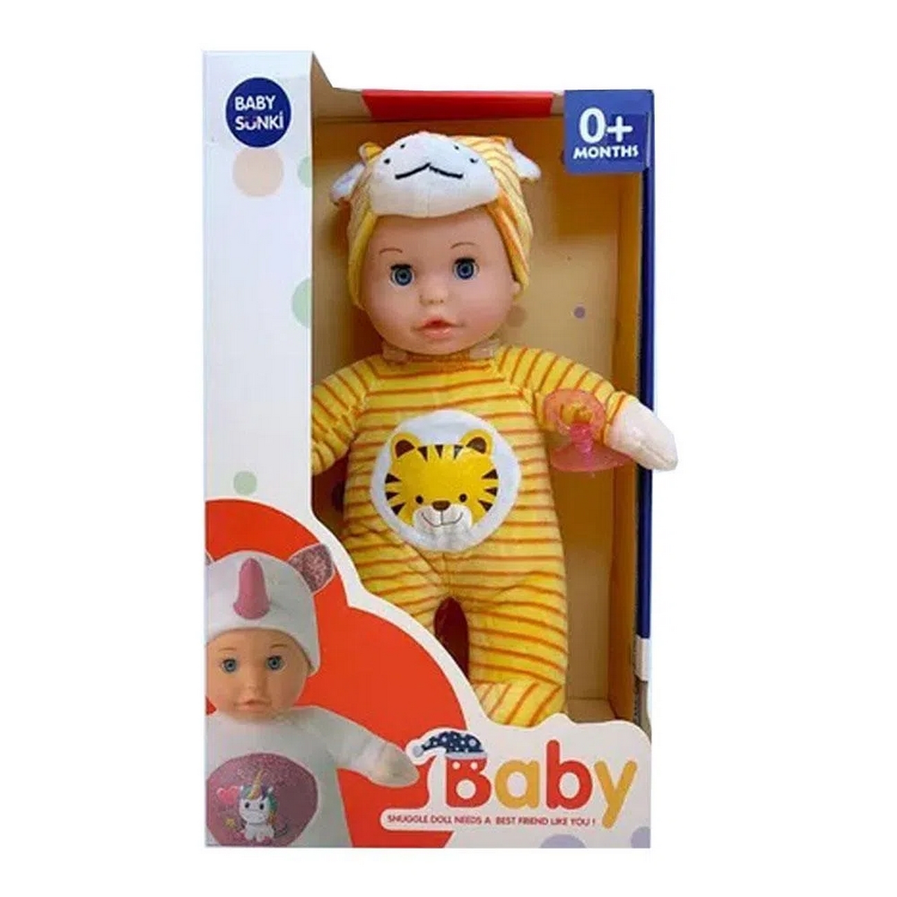 Muñeco Bebe Niñas Mi Baby Sonido Felpa Juguete Pijama Tigre